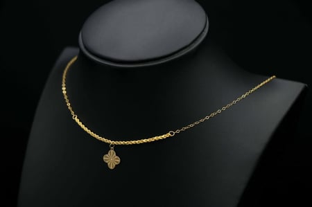 عقد ذهب عيار 21  (N4427)