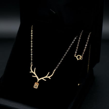 عقد ذهب عيار 21 (N3514)