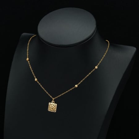 عقد ذهب عيار 21 (N5534) WF