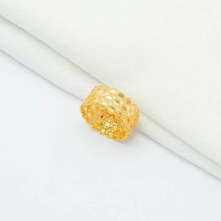 دبلة ذهب عيار 21 (R7178)