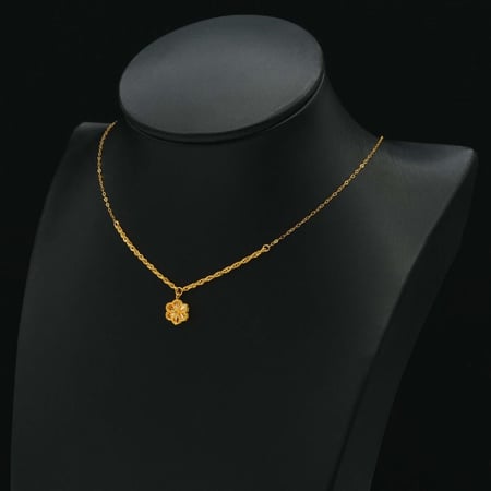 عقد ذهب ناعم عيار 21