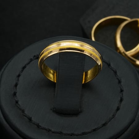 دبلة ذهب عيار 21 (R5655)