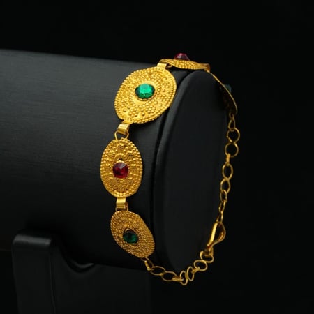 سوارة ذهب عيار 21 (B5264) WF