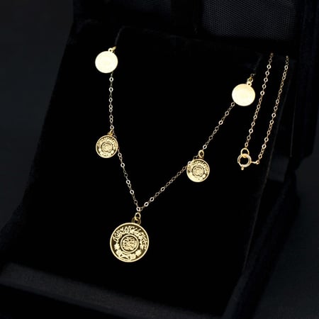 عقد ذهب جنيه سعودي (N3108)