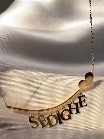 سلاسل مطليات مجوهرات اسامي بنات أجمل هديه تصميم ذهب هديه راقيه هديه حب