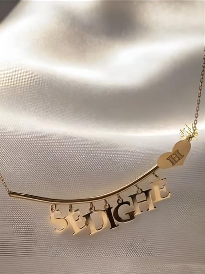 سلاسل مطليات مجوهرات اسامي بنات أجمل هديه تصميم ذهب هديه راقيه هديه حب