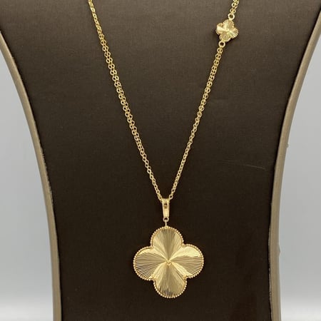 عقد فان كليف ذهب عيار 21 الوزن 8.21 حرام