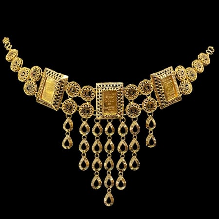 مزنط السبائك ذهب عيار 21 الوزن 23.13 جرام