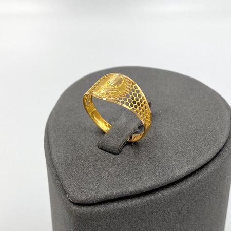 خاتم ذهب عيار 21 الوزن 1.9 جرام