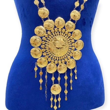 قلادة ذهب عيار 21 الوزن 71.2 جرام