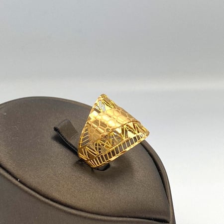 خاتم ذهب عيار 21