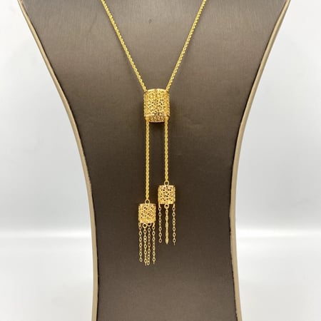 سبحة ذهب عيار 21 بوزن 7.3 جرام