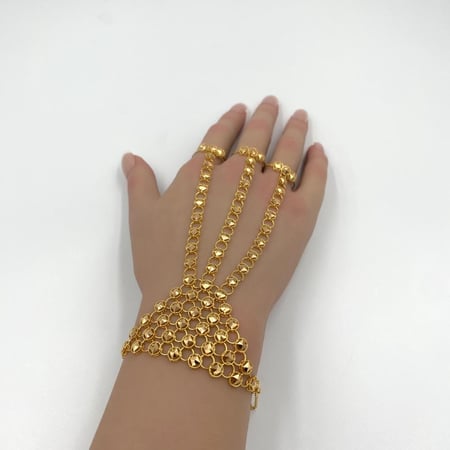 كف ذهب عيار 21 الوزن 14.44 جرام