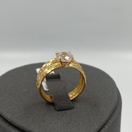 خاتم ذهب توينز عيار 21 الوزن 2.53 جرام