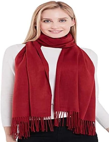 شال عنابي ميكاسا فاخر  نسائي