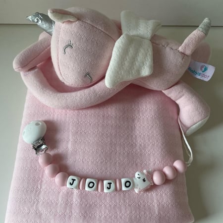 بكج بطانيه مع دميه الينكورن