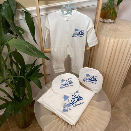 طقم مواليد با الاسم