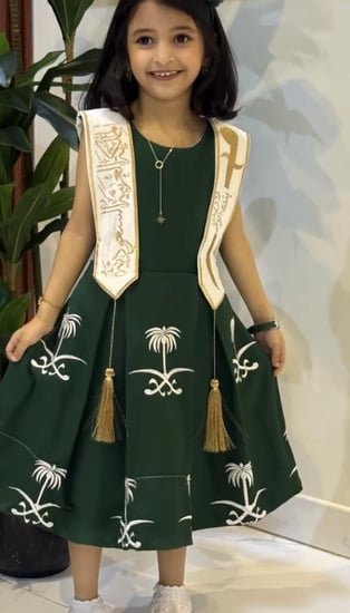 افضل فستان بناتي لليوم الوطني