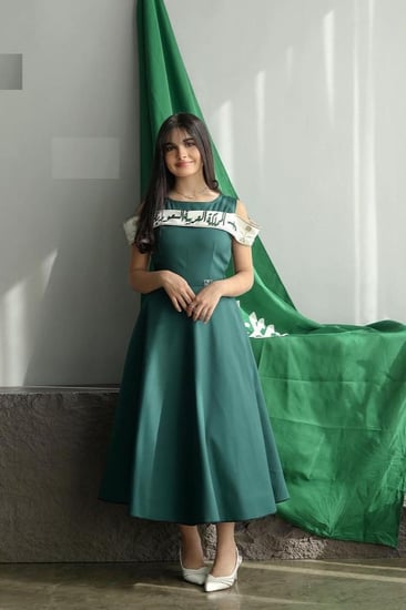 فستان اليوم الوطني جديد2025