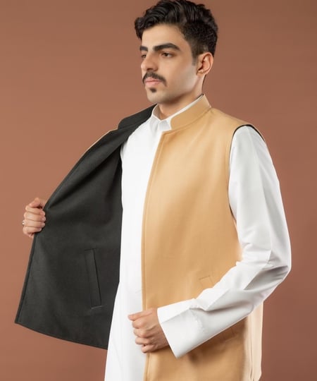 سديري جوخ دبل فيس بيج واسود