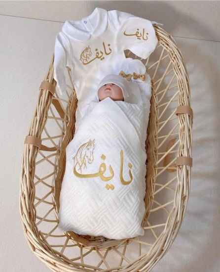 طقم مواليد با الاسم