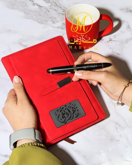 بكج قلم ودفتر ملكي فاخر