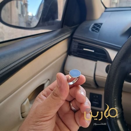 خاتم ملكي كلاسيكي فضه سميكه عيار 925