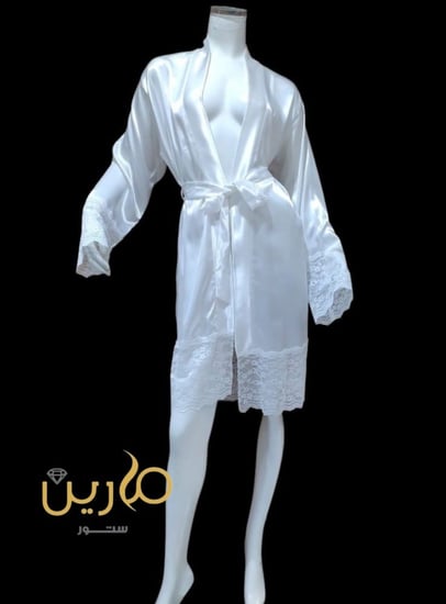 روب حرير للعروس او الميك أب