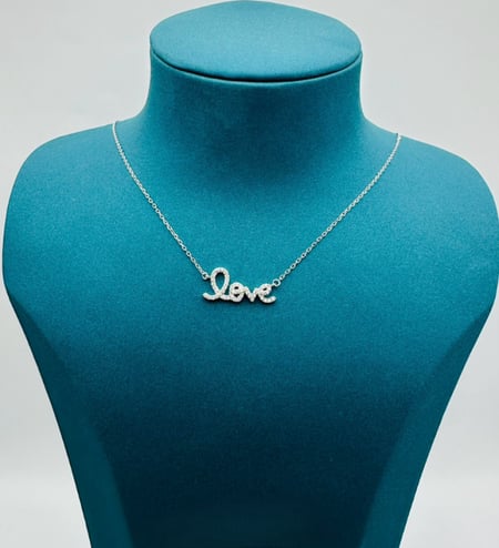 عقد فضه love 925