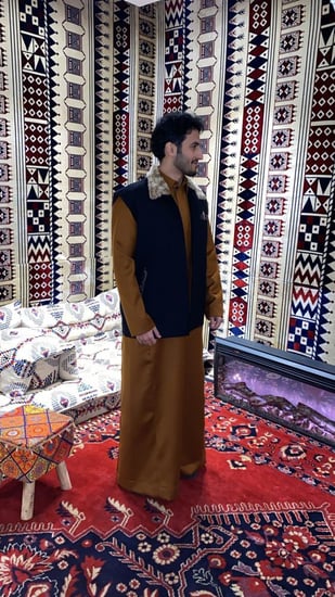 سديري جوخ اسود فرو رقبه