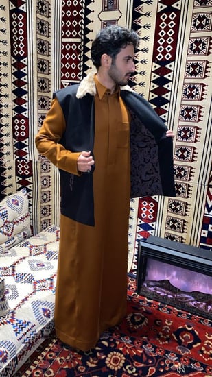 سديري جوخ اسود فرو رقبه