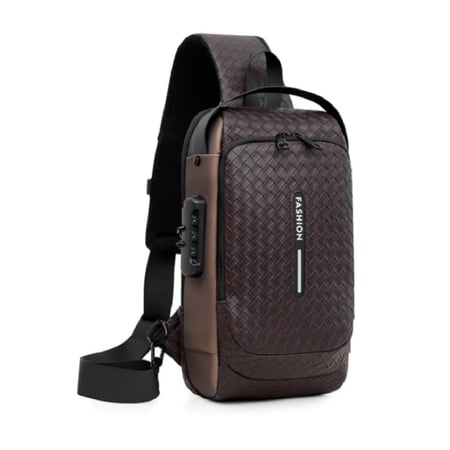 حقيبة ظهر FASHION عصرية مضادة للسرقة للرجال مع منفذ شحن متعدد الالوان