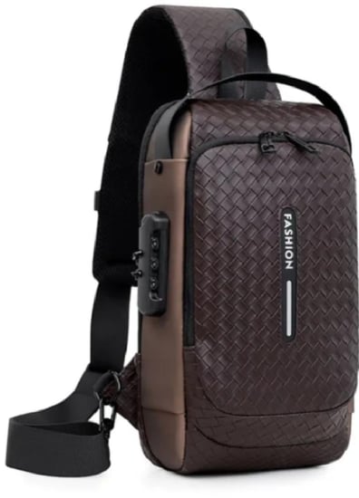 حقيبة ظهر FASHION عصرية مضادة للسرقة للرجال مع منفذ شحن متعدد الالوان