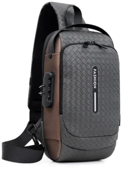 حقيبة ظهر FASHION عصرية مضادة للسرقة للرجال مع منفذ شحن متعدد الالوان