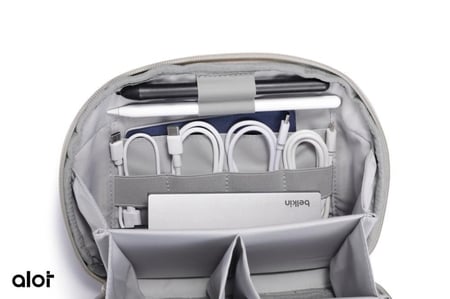 ألوت - حقيبة يد بجيوب متعددة بسعة 1.5 لتر - ازرق