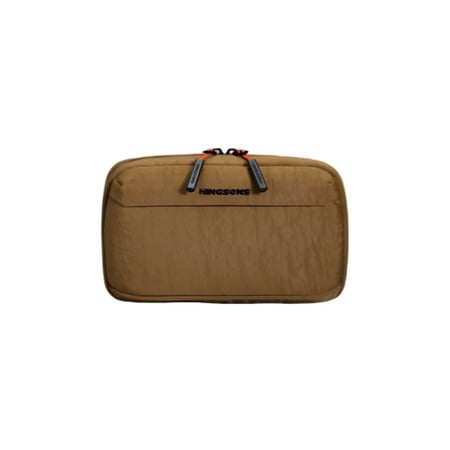 كينجسون - عرض حقيبة ظهر للكمبيوتر المحمول مقاس 15.6 بوصة مبني مع حقيبة يد فاخرة مقاومة للماء - بني
