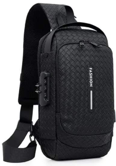 حقيبة ظهر FASHION عصرية مضادة للسرقة للرجال مع منفذ شحن متعدد الالوان