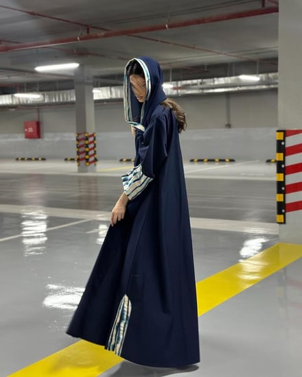 عباية كريب تايواني نصكلوش