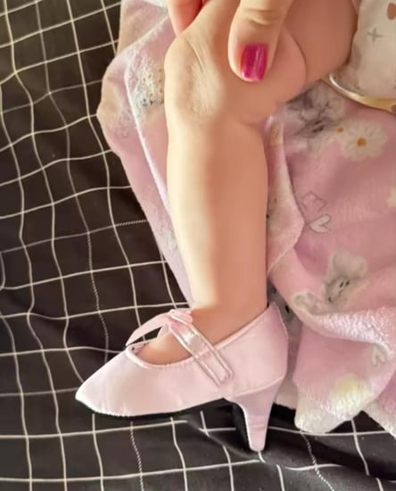 حذاء الأميرة الصغيرة كعب كلاسيكي للمواليد