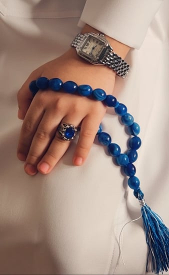 ساعة أولاد مع خاتم وسبحه