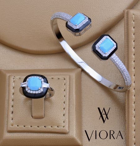 طقم إسوارة مع خاتم