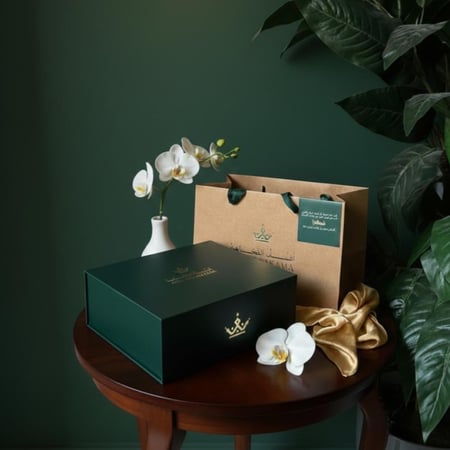 بكج فاخر مكون من عطر نسائي وساعة نسائية