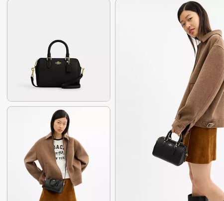 شنطة كوتش ميني روان اسود لوقو محفور