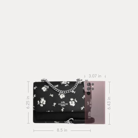 حقيبة كوتش كروس بدي كلير أسود بورود