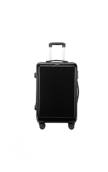 حقيبة اعمال 4 عجلات لون اسود