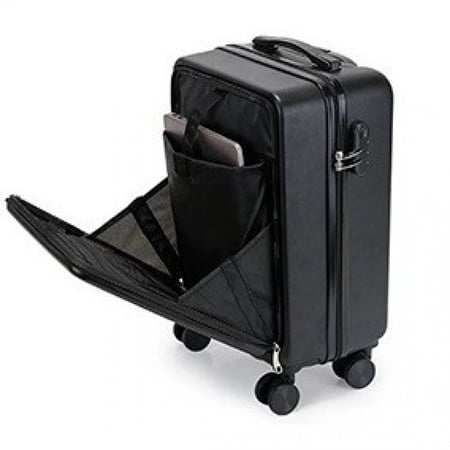 حقيبة اعمال 4 عجلات لون اسود