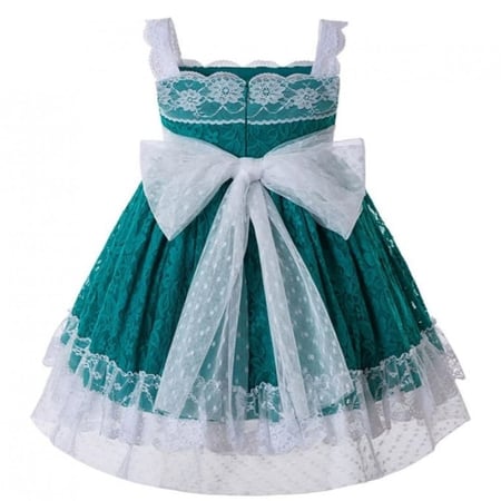 فستان أسباني  مع طوق شعر