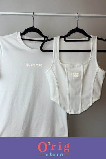 تيشيرت وتوب بعبارات لطيفة