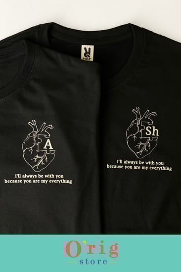 تيشيرتات قلوب مضيئة