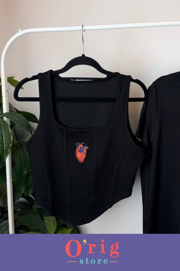 تيشيرت وتوب القلب